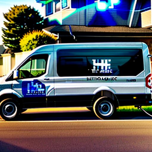 H and H Electric Service Van